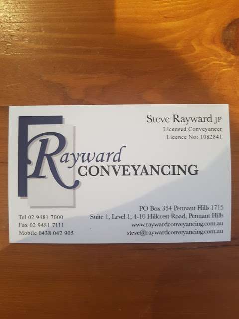 Photo: Rayward Conveyancing